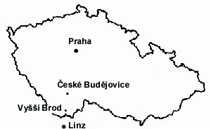 Lokalizace na mapě ČR