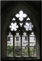 Window leading to the cloister garden