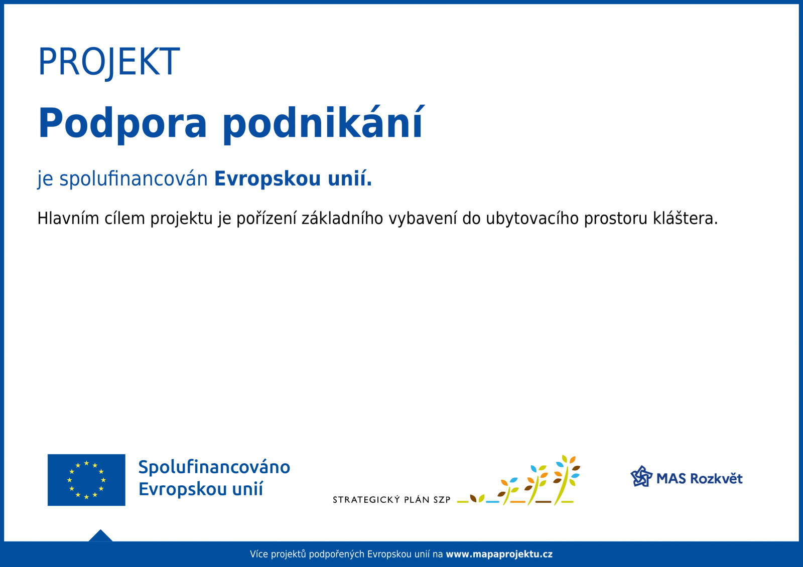 Logo dotace Logo dotace