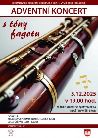 ADVENTNÍ KONCERT s tóny fagotu 5. 12. 2025 v 19.00