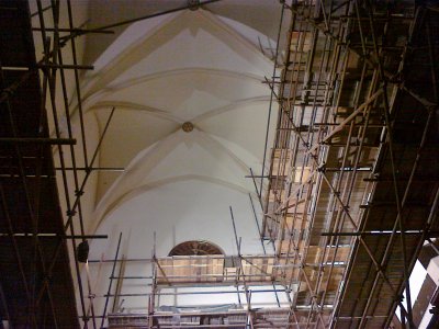 Rozsáhlá rekonstrukce kláštera zdárně pokračuje