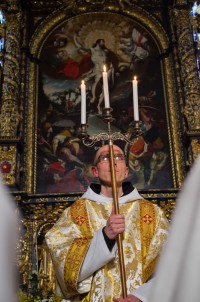 Průvod s požehnaným světlem