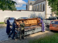 Instalace lavic do kaple sv. Rodiny