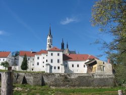 View over the monastery's pond