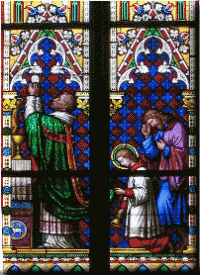 Z vitráží klášterního kostela