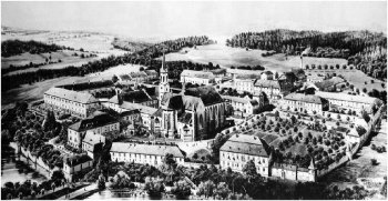 Klosteranlage um 1907